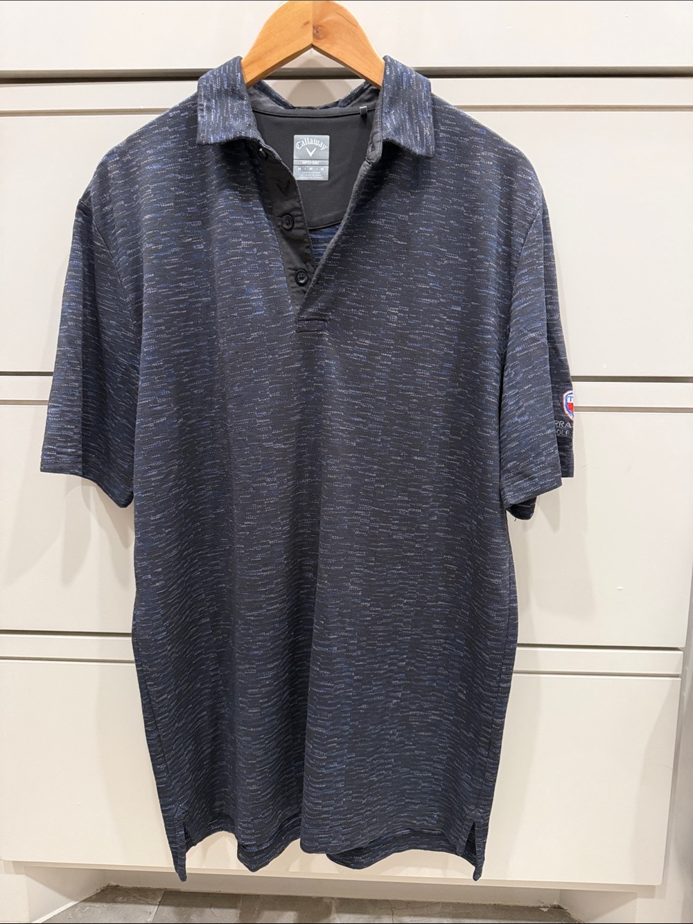 Callaway Men’s Dark Navy Space-Dye Polo